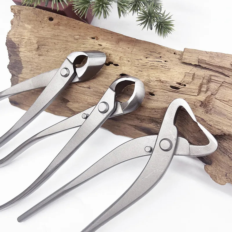 Kugelscheren-Set für Formschnitte – Kugelrundschere/Bonsai-Schrägschere/Entastungsschere – Für Garten- und Bonsaigestaltung