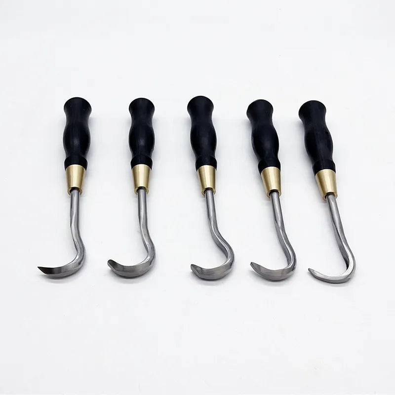 Bonsai-Raspelmesser-Set für Totholzgestaltung – Schnitzwerkzeug, Formhaken, Raspelmesser – Für Bonsai-Formgebung und Totholzherstellung