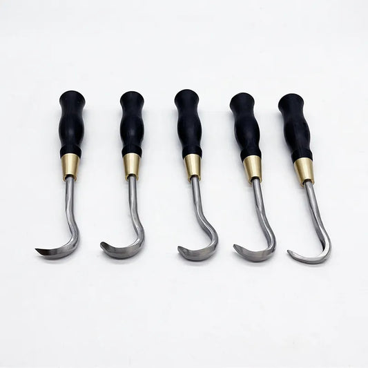 Bonsai-Raspelmesser-Set für Totholzgestaltung – Schnitzwerkzeug, Formhaken, Raspelmesser – Für Bonsai-Formgebung und Totholzherstellung