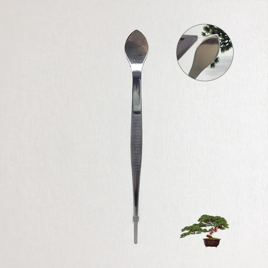 Edelstahl-Werkzeugset für Bonsai – Harken/Pinzette/Erdverdichter – Für Sukkulenten & Balkongärtnerei