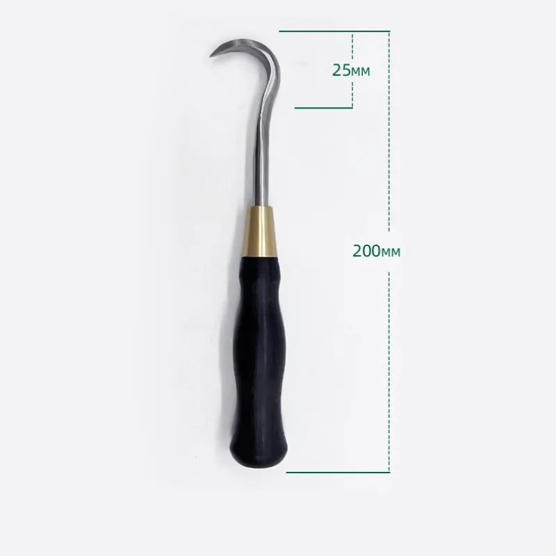 Bonsai-Raspelmesser-Set für Totholzgestaltung – Schnitzwerkzeug, Formhaken, Raspelmesser – Für Bonsai-Formgebung und Totholzherstellung