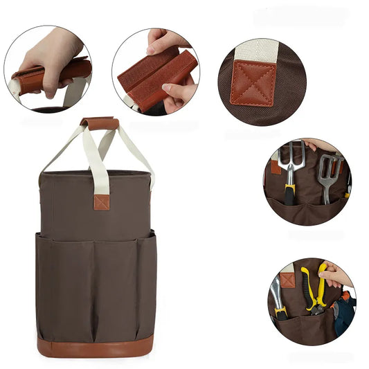Garten-Werkzeugtasche zum Tragen – Oxford-Stoff Aufbewahrungstasche für Gartenwerkzeuge
