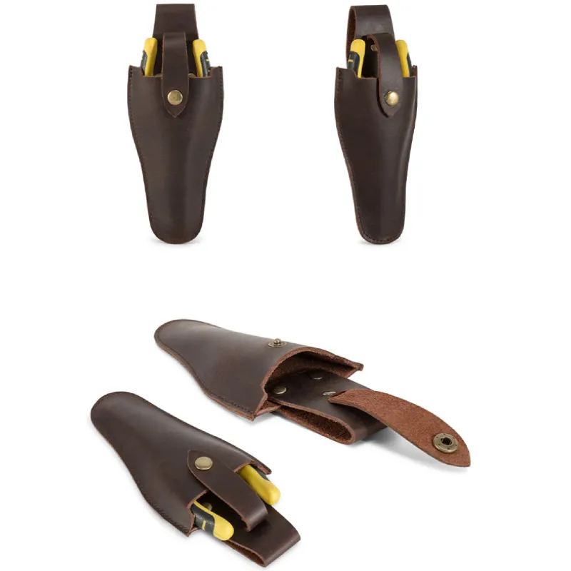 Lederscherengürteltasche – Werkzeugtasche aus Leder für Baumscheren – Gürteltasche für Astscheren