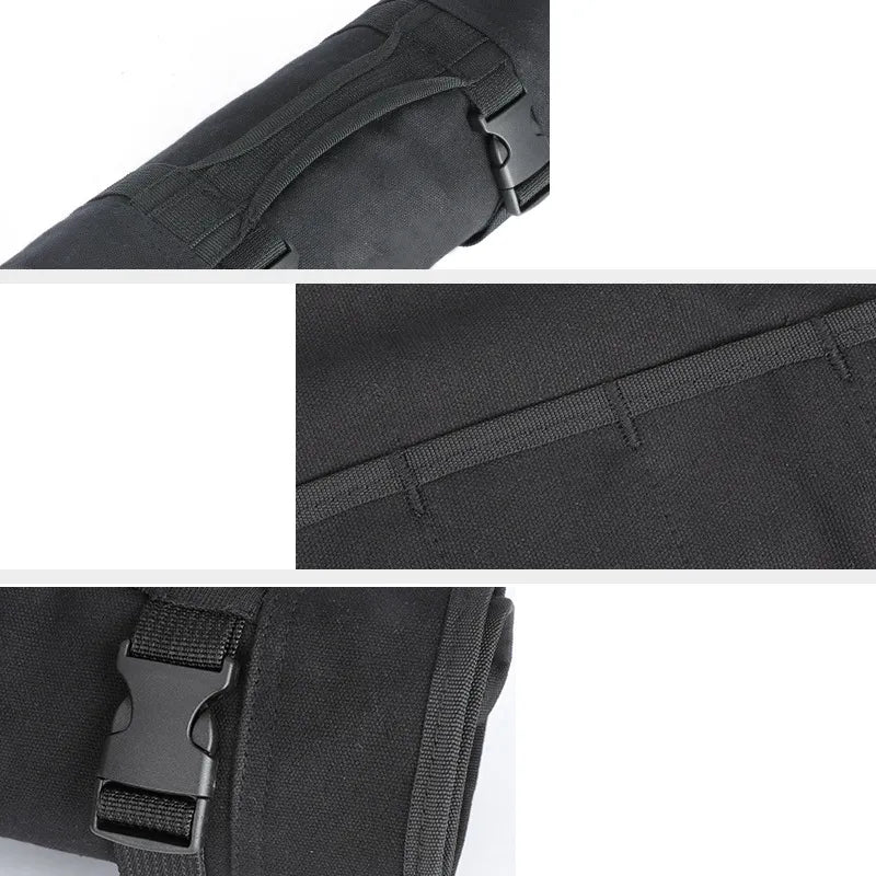 Tragbares Werkzeugroll – Faltbare Werkzeugtasche für Heimwerker & Handwerk – Multifunktionales Werkzeugroll aus 12 oz Segeltuch