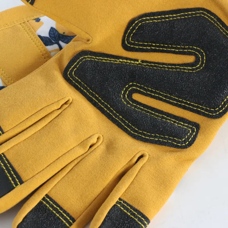 Garten-Arbeitshandschuhe mit langem Arm – Schutz vor Rosenstacheln und trockenen Ästen – Rutschfest, abrasionsbeständig, Touchscreen-kompatibel