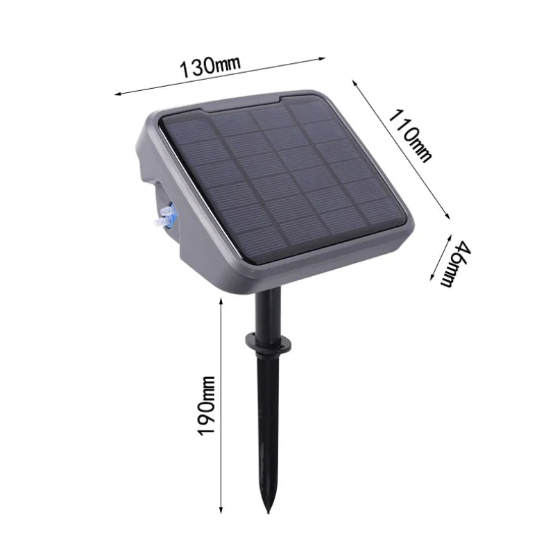 Solar Bewässerungsanlage für Pflanzen – Automatische Bewässerung, Timer, Tropfsystem – Für Zimmerpflanzen, Balkon und Garten